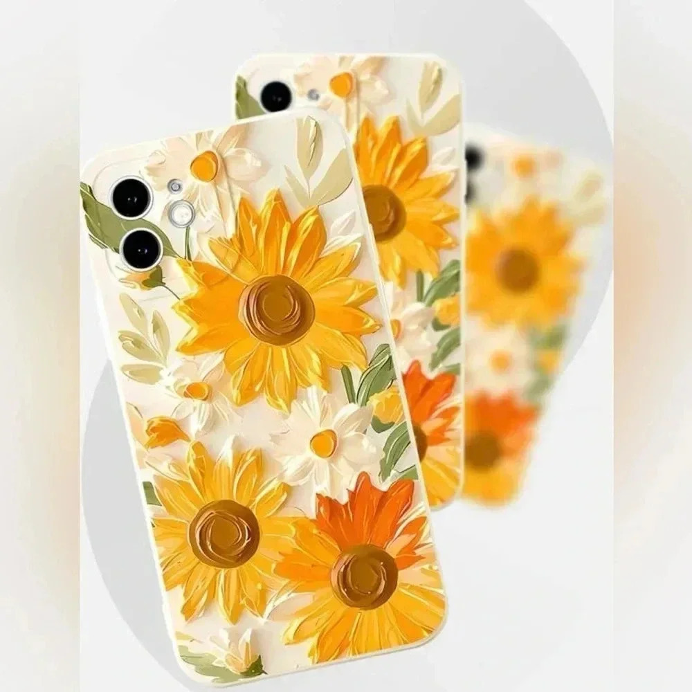 iPhone 13 Pro Max Sunflower Pattern Case NWT